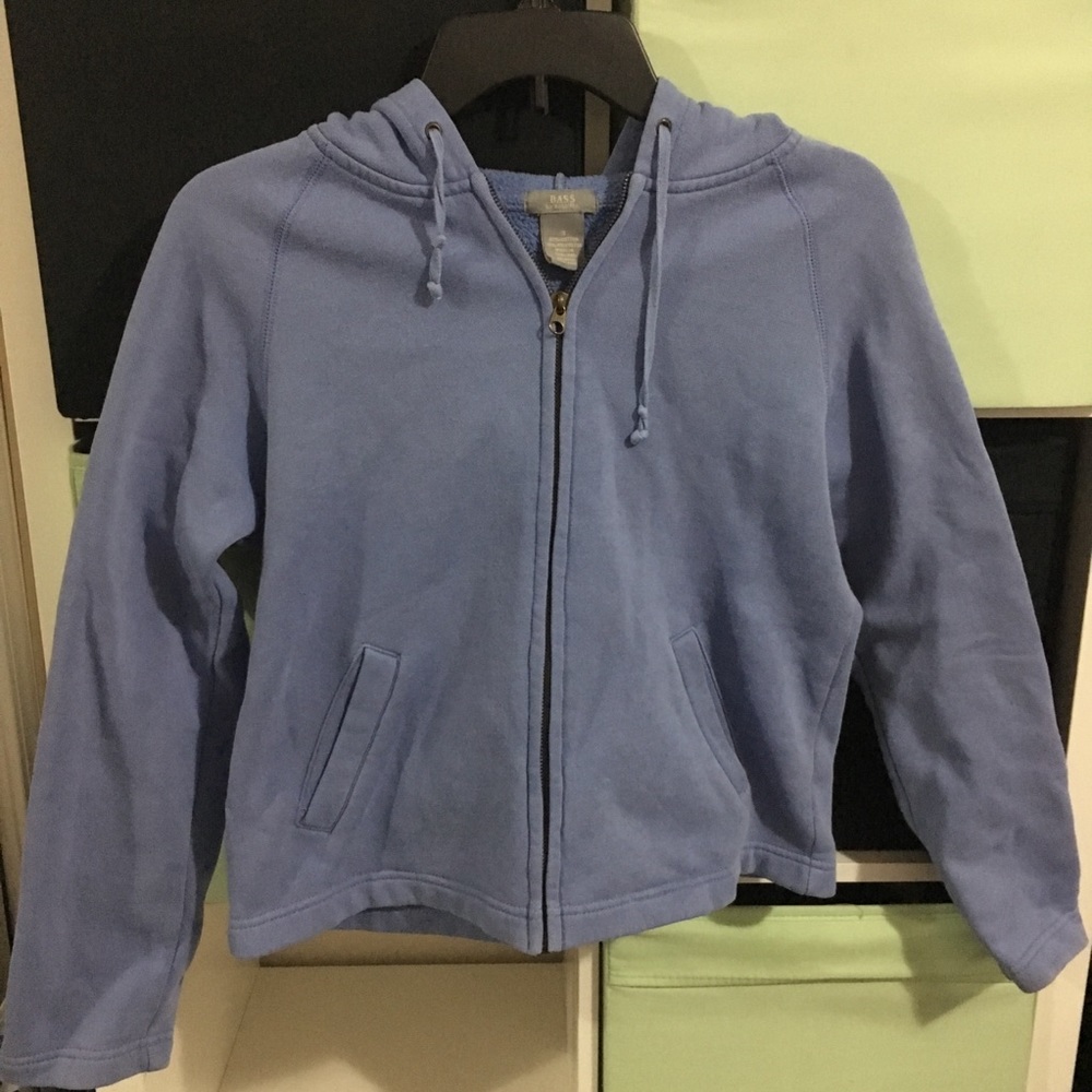 Blue zip up